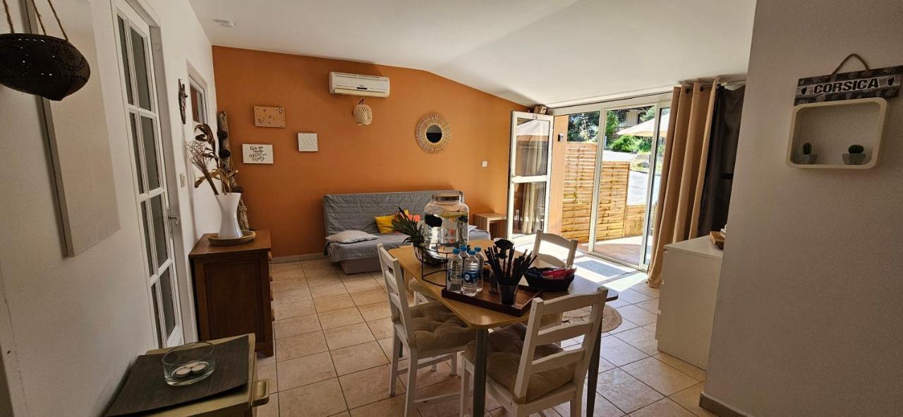 סרה-די-פרו Appartement T2 Avec Piscine Aux Portes De La Plage De Cupabia מראה חיצוני תמונה